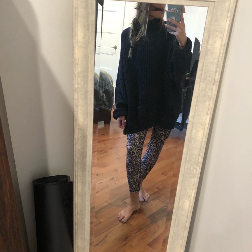 Free People Oversized Turtleneck Sweater